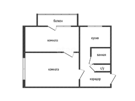 Продается 2-комнатная квартира Брянская ул, 40  м², 4750000 рублей