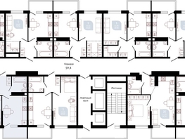 Продается 3-комнатная квартира ЖК Отражение, 2 очередь литера 3, 69.7  м², 8989600 рублей