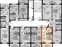 Продается Студия ЖК Botanica Hills (Ботаника Хилс), литера 2, 17.21  м², 6317000 рублей