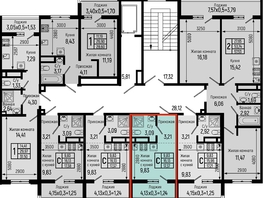 Продается Студия ЖК Botanica Hills (Ботаника Хилс), литера 2, 17.37  м², 6375000 рублей