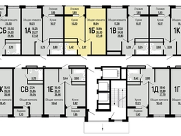 Продается 1-комнатная квартира ЖК Славянка, литера 10, 37.48 м², 5283000 рублей