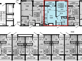 Продается 1-комнатная квартира ЖК Botanica Hills (Ботаника Хилс), литера 2, 33.57  м², 10337000 рублей