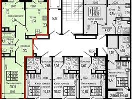 Продается 2-комнатная квартира ЖК Botanica Hills (Ботаника Хилс), литера 2, 51.48  м², 14653000 рублей