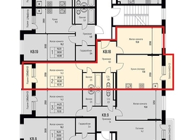 Продается 2-комнатная квартира ЖК Nova Vita (Нова Вита), дом 20, 63.1 м², 7004100 рублей
