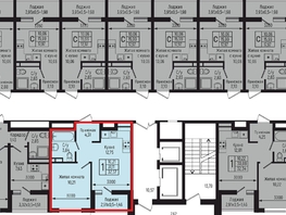 Продается 1-комнатная квартира ЖК Botanica Hills (Ботаника Хилс), литера 3, 32.57  м², 9862200 рублей