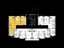 Продается 3-комнатная квартира ЖК Смородина, литера 17, 68.22 м², 8063604 рублей
