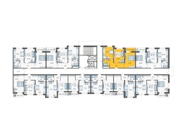 Продается 2-комнатная квартира ЖК Смородина, литера 12, 50.5 м², 6832650 рублей