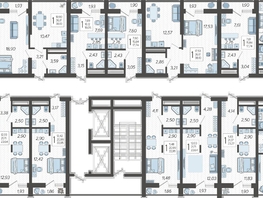 Продается 2-комнатная квартира ЖК Кислород, корпус 13, 50.88 м², 18876000 рублей