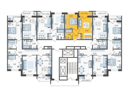 Продается 1-комнатная квартира ЖК Ural (Урал), 35.55  м², 6445215 рублей