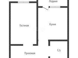 Продается 1-комнатная квартира ЖК Акварели-2, литера 5, 36.8  м², 5400000 рублей