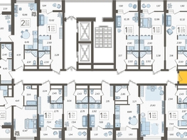 Продается 2-комнатная квартира ЖК Кислород, корпус 1, 51.7  м², 19671850 рублей