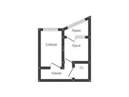 Продается 1-комнатная квартира ЖК Хорошая погода, литера 1, 38.8  м², 4600000 рублей