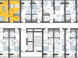 Продается 1-комнатная квартира ЖК Кислород, корпус 13, 38.1 м², 15636400 рублей