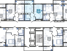 Продается 1-комнатная квартира ЖК Облака-3, дом 1, 31.7 м², 6970830 рублей
