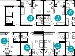 Продается 1-комнатная квартира АО Нескучный сад, корпус 1, 32.8 м², 32317840 рублей