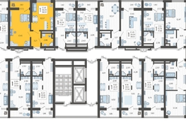 Продается 1-комнатная квартира ЖК Кислород, корпус 11, 38.02 м², 15869200 рублей