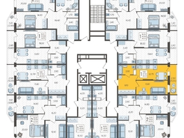 Продается 1-комнатная квартира ЖК Зеленодар, литера 7, 40 м², 5740000 рублей