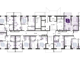 Продается 1-комнатная квартира ЖК Улыбка, литера 2, 38.5 м², 4627700 рублей
