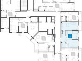 Продается 2-комнатная квартира ЖК Облака-2, блок секция 4-8, 54.3 м², 10137810 рублей