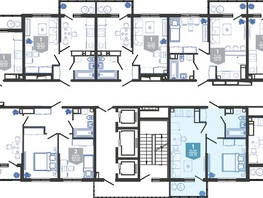 Продается 1-комнатная квартира ЖК Облака-3, дом 1, 40.1 м², 8017995 рублей