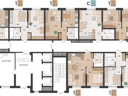 Продается 1-комнатная квартира ЖК Мята, 32.3 м², 6330800 рублей