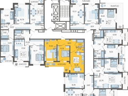 Продается 2-комнатная квартира ЖК Ural (Урал), 59.98 м², 8121292 рублей