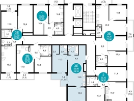 Продается 2-комнатная квартира ЖК Лестория, дом 1, 58.5 м², 27898650 рублей