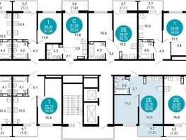 Продается 1-комнатная квартира ЖК Лестория, дом 2, 36.9 м², 20335590 рублей