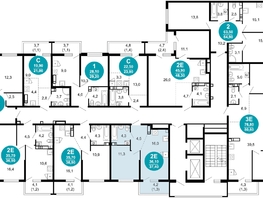 Продается 1-комнатная квартира ЖК Лестория, дом 5, 37.4 м², 16650480 рублей