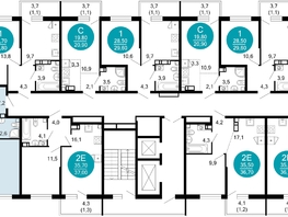 Продается 2-комнатная квартира ЖК Флора, 4 этап, 61  м², 20165200 рублей