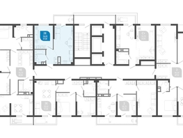 Продается 1-комнатная квартира ЖК Облака-2, блок секция 4-8, 37.4 м², 8097100 рублей