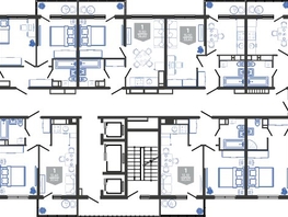 Продается 2-комнатная квартира ЖК Облака-3, дом 1, 59.3 м², 10537610 рублей