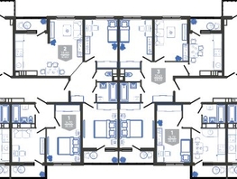 Продается 2-комнатная квартира ЖК Облака-3, дом 1, 48.4 м², 9902640 рублей