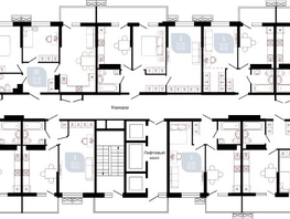 Продается 2-комнатная квартира ЖК Отражение, 2 очередь литера 4, 65.3 м², 8050860 рублей