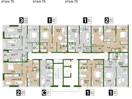 Продается 1-комнатная квартира ЖК DOGMA PARK (Догма парк), литера 2, 47  м², 7943000 рублей