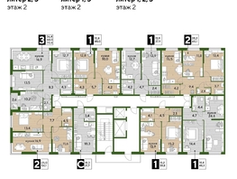 Продается 1-комнатная квартира ЖК DOGMA PARK (Догма парк), литера 10, 37.9  м², 6973600 рублей