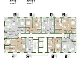 Продается 3-комнатная квартира ЖК DOGMA PARK (Догма парк), литера 12, 70.2  м², 9785880 рублей