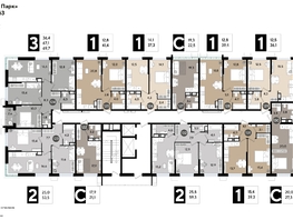 Продается 2-комнатная квартира ЖК DOGMA PARK (Догма парк), литера 15, 59.3 м², 9576950 рублей