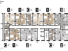Продается 3-комнатная квартира ЖК DOGMA PARK (Догма парк), литера 15, 70 м², 10493000 рублей