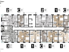 Продается 2-комнатная квартира ЖК DOGMA PARK (Догма парк), литера 16, 59.3 м², 7810522 рублей