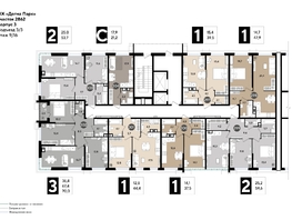 Продается 1-комнатная квартира ЖК DOGMA PARK (Догма парк), литера 19, 47.4  м², 7787820 рублей