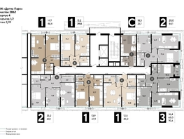 Продается 1-комнатная квартира ЖК DOGMA PARK (Догма парк), литера 20, 39.8  м², 6010517 рублей