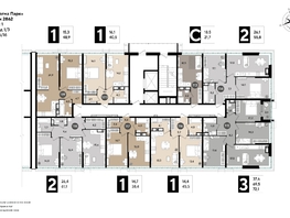 Продается 1-комнатная квартира ЖК DOGMA PARK (Догма парк), литера 18, 38.4  м², 6408730 рублей