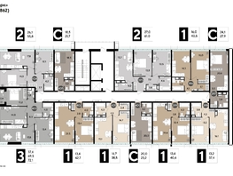 Продается 1-комнатная квартира ЖК DOGMA PARK (Догма парк), литера 18, 38.5  м², 6425419 рублей