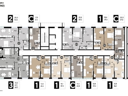 Продается 2-комнатная квартира ЖК DOGMA PARK (Догма парк), литера 18, 59.3 м², 7799136 рублей