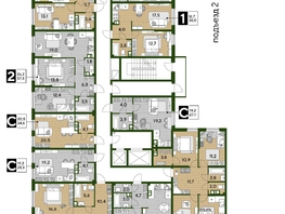 Продается 2-комнатная квартира ЖК DOGMA PARK (Догма парк), литера 22, 66.4  м², 8624564 рублей