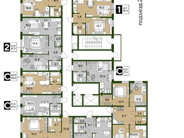 Продается 2-комнатная квартира ЖК DOGMA PARK (Догма парк), литера 22, 67.1  м², 8709044 рублей