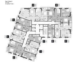 Продается 1-комнатная квартира ЖК Парк Победы 2, литера 19, 50.3 м², 8827650 рублей