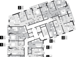 Продается 2-комнатная квартира ЖК Парк Победы 2, литера 19, 64.3 м², 10410170 рублей