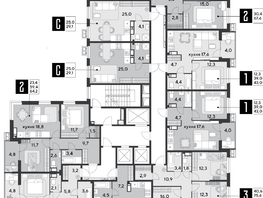 Продается 2-комнатная квартира ЖК Парк Победы 2, литера 21, 67.6 м², 10761920 рублей